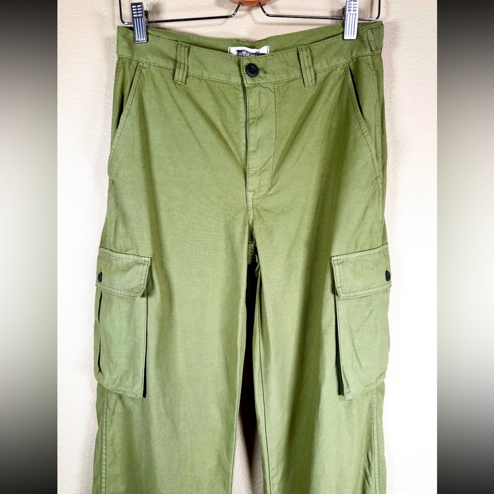 NWT Madewell Garment-Dyed Low-Slung Straight Cargo Pants in Classic Olive - Picture 10 of 14